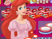 Ariel Cooking Wedding Cake