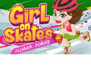 Girl on Skates: Flower Power