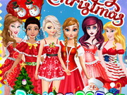 Princesses Christmas Card Decoration