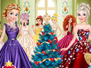 Princesses Christmas Glittery Ball